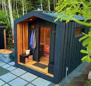Vonkajšia sauna do zahrady Lux 2